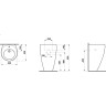 Раковина напольная LAUFEN IL BAGNO ALESSI 52х53 8.1197.1.400.104.1