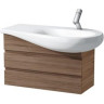 Тумба под раковину LAUFEN IL BAGNO ALESSI ONE 73x32 орех 4.2447.0.097.630.1